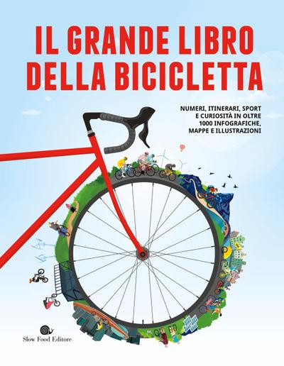 Il grande libro della bicicletta. Numeri, itinerari, sport e curiosità in oltre 1000 infografiche, mappe e illustrazioni