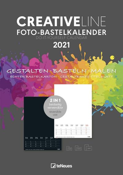 Foto-Bastelkalender 2 in 1 2021/ groß