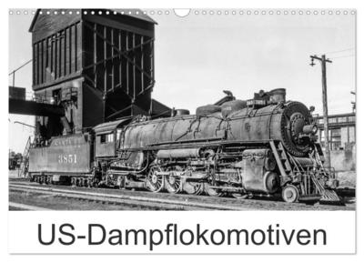 US-Dampflokomotiven (Wandkalender 2026 DIN A3 quer), CALVENDO Monatskalender