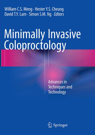 Minimally Invasive Coloproctology