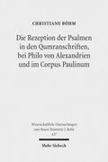 Die Rezeption der Psalmen in den Qumranschriften, 