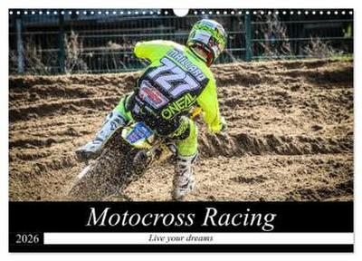 Motocross Racing 2026 (Wandkalender 2026 DIN A3 quer), CALVENDO Monatskalender