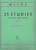 25 Studies op.24 (in scales and chords)for bassoon