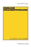 Kindliche Sprachentwicklung