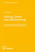 Auftrag, Dienst- und Arbeitsvertrag