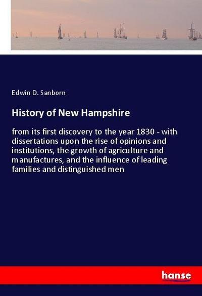 History of New Hampshire