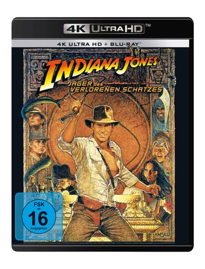 Indiana Jones 1 - Jäger des... (UHD+BR) 4K 2Disc  Min: 115/DD5.1/WS Replenishment