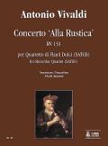 Konzert Alla Rustica RV151 für4 Blockflöten (SATGb)