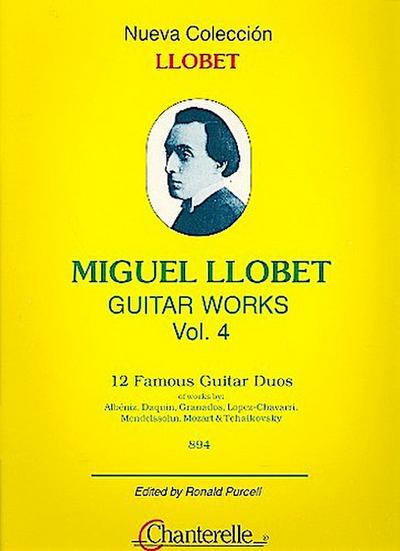12 famous Guitar Duos of Works byAlbeniz, Daquin, Granados...