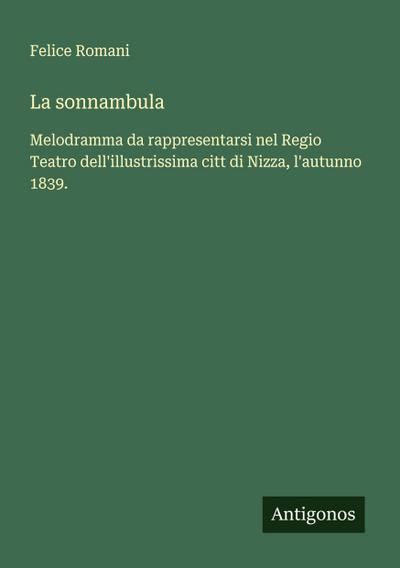 La sonnambula