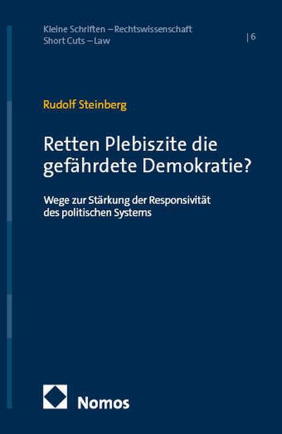 Retten Plebiszite die gefährdete Demokratie?