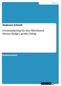 Eventmarketing für den Mittelstand - kleines Budget, großer Erfolg