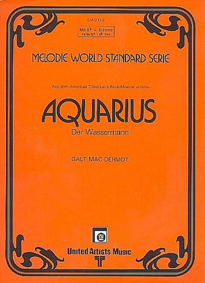 Aquarius: EinzelausgabeGesang und Klavier