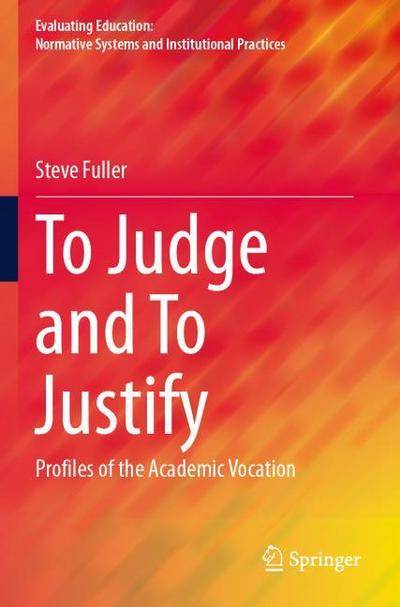 To Judge and To Justify