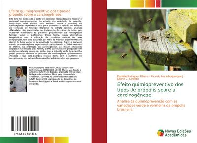 Efeito quimiopreventivo dos tipos de própolis sobre a carcinogênese