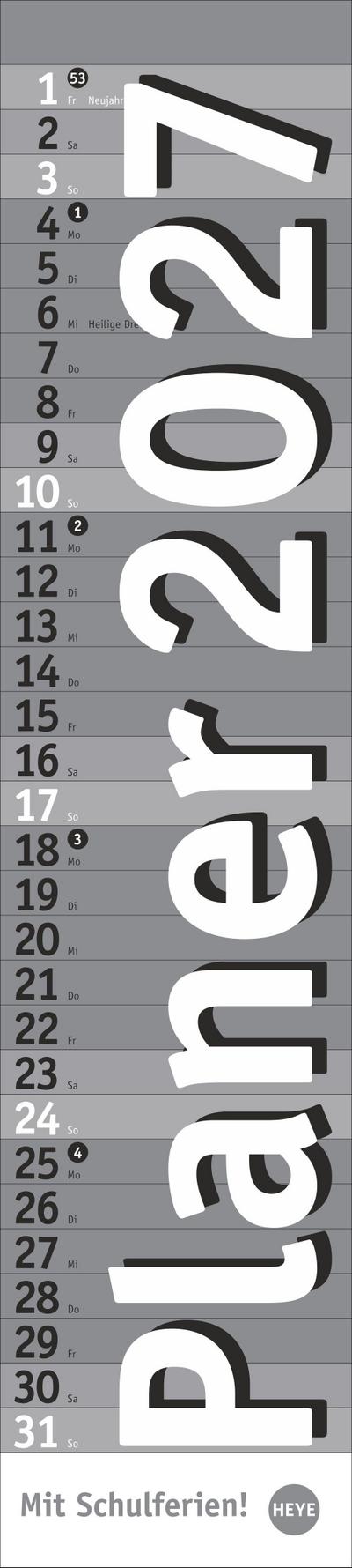 Langplaner, silber 2027