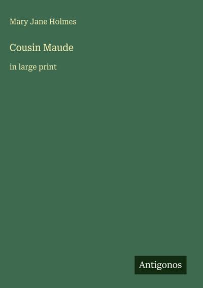 Cousin Maude