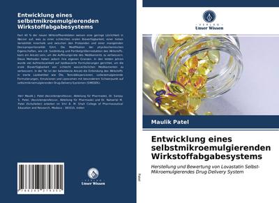 Entwicklung eines selbstmikroemulgierenden Wirkstoffabgabesystems