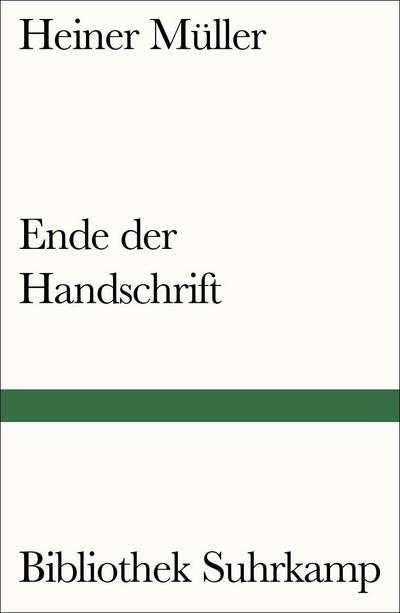 Ende der Handschrift