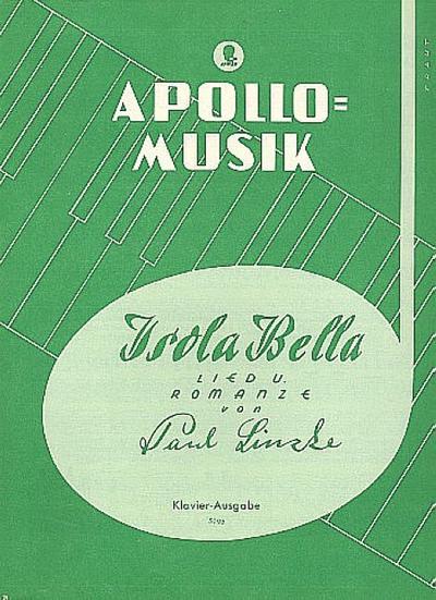 Isola bella - Lied und Romanzefür Klavier