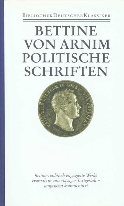 Arnim, B: Werke und Briefe in vier Bänden