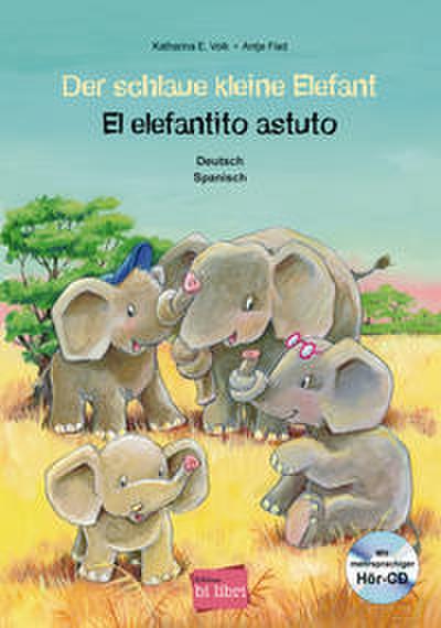 Der schlaue kleine Elefant (Deutsch-Spanisch)