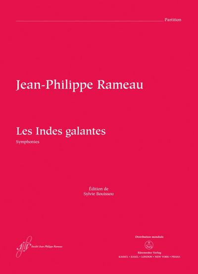 Gesamtausgabe Serie  IV Band 2,7Les Indes galantes - Instrumentalsätze