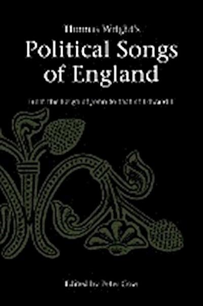 Thomas Wright’s Political Songs of England