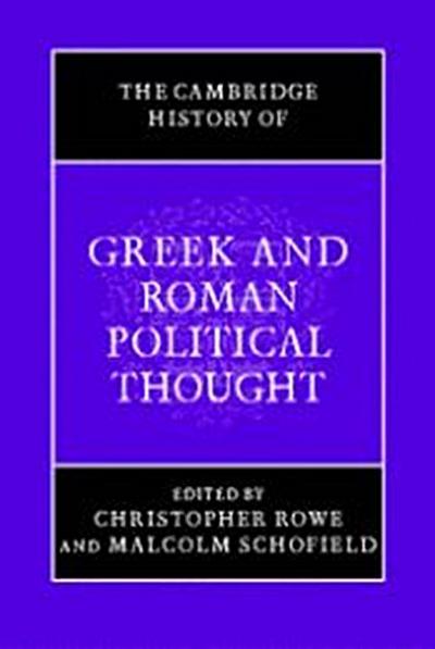 The Cambridge History of Greek and Roman Political Thought