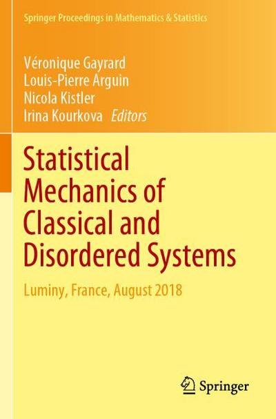 Statistical Mechanics of Classical and Disordered Systems