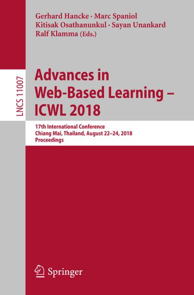 Advances in Web-Based Learning - ICWL 2018