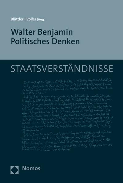 Walter Benjamin - Politisches Denken