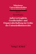 Außervertragliche Gesellschafter- und Organwalterh