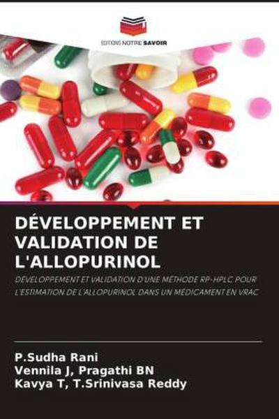 DÉVELOPPEMENT ET VALIDATION DE L’ALLOPURINOL