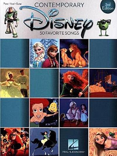 Contemporary Disney: 50 Favorite Songs, piano-vocal-guitar