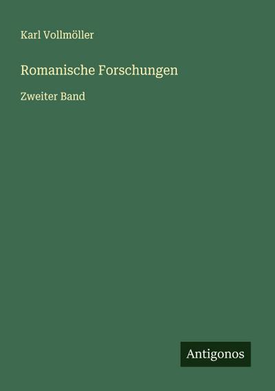 Romanische Forschungen