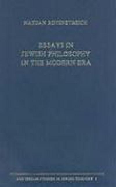 Essays in Jewish Philosophy in the Modern Era