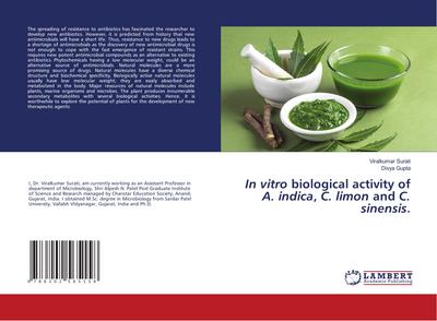 In vitro biological activity of A. indica, C. limon and C. sinensis.
