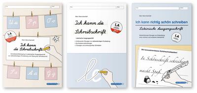 Ich kann die Schreibschrift LA + Übungsheft 1 und 2 - Lateinische Ausgangsschrift - 3 Hefte im Set