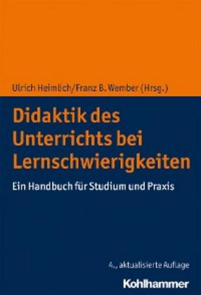 Didaktik des Unterrichts bei Lernschwierigkeiten