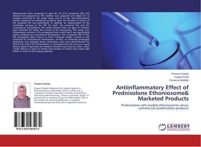 Antiinflammatory Effect of Prednisolone Ethoniosome& Marketed Products