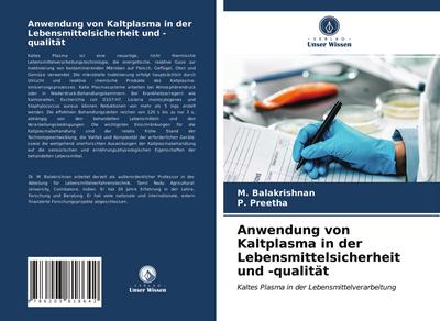 Anwendung von Kaltplasma in der Lebensmittelsicherheit und -qualität