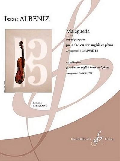 Malaguena pour alto (cor anglais) et piano