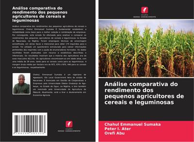 Análise comparativa do rendimento dos pequenos agricultores de cereais e leguminosas