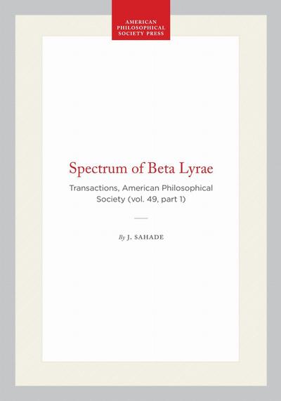 Spectrum of Beta Lyrae
