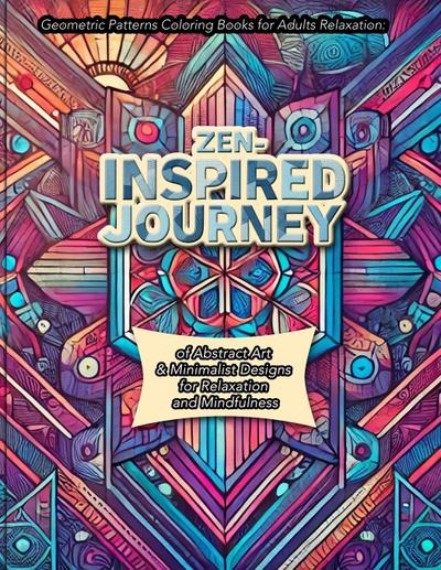 Geometric Patterns Coloring Books for Adults Relaxatiom