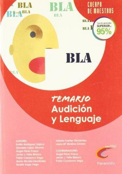 Maestros, audición y lenguaje. Temario