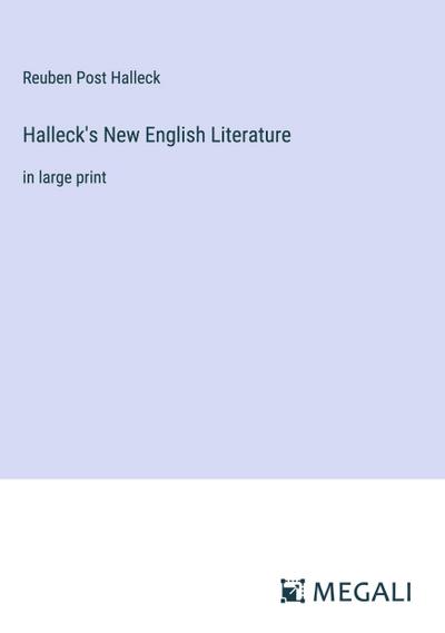 Halleck’s New English Literature