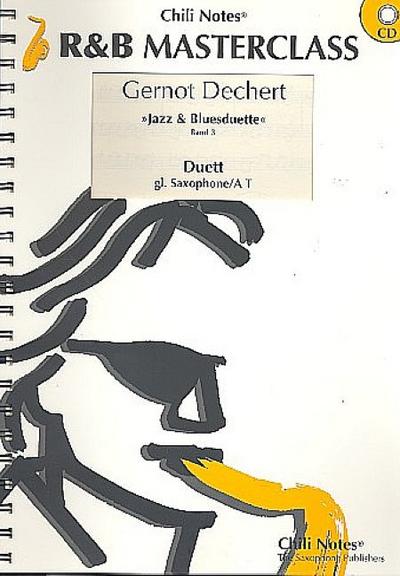 Jazz- und Bluesduette Band 3 (+CD)für 2 Saxophone