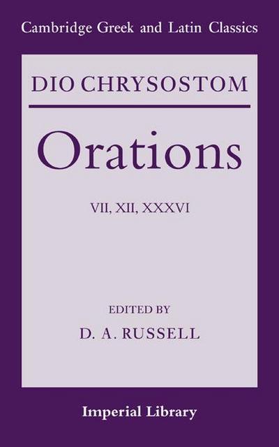 Dio Chrysostom Orations
